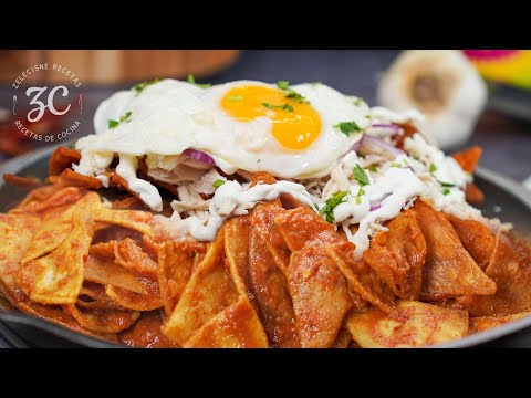 Chilaquiles Rojos - Desayuno Mexicano fácil y delicioso 🌶🌶
