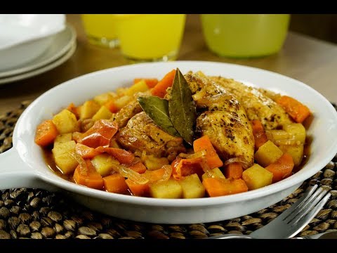 Delicioso Pollo a la Cacerola | Pollo con verduras