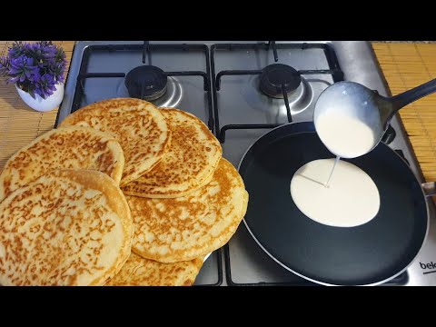 pancakes fáciles y baratas sin huevo, sin manteca y sin leche