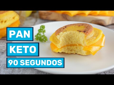 Pan Keto Al Microondas - PAN KETO DE 90 SEGUNDOS