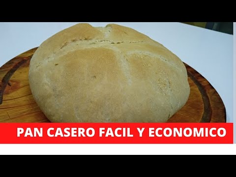 PAN CASERO CON ACEITE FACIL Y ECONOMICO